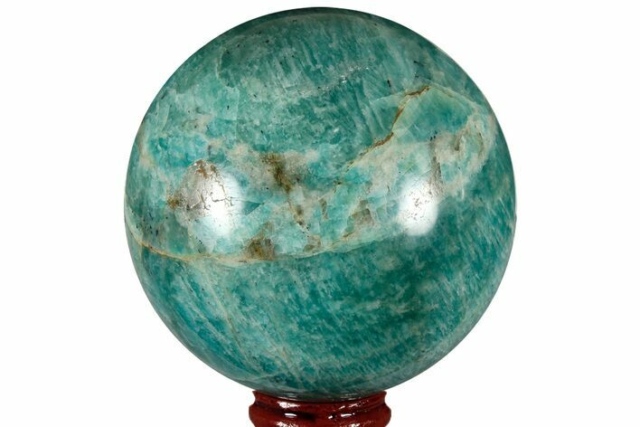 Chatoyant, Polished Amazonite Sphere - Madagascar #183277